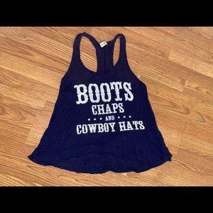 “Boots Chaps and Cowboy Hats” Tank Top